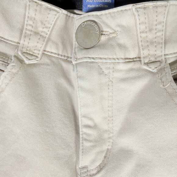 Democracy “Ab” Solution Tummy Control Gray Jeans Size 4 Tapered Leg Body - Picture 5 of 10